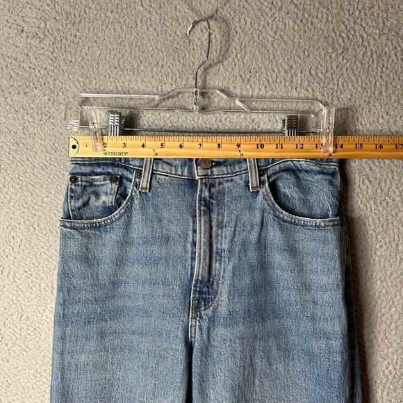 Abercrombie & Fitch Jeans Womens 27/4 Blue '90s Straight Ultra High Rise Jeans - Picture 5 of 9